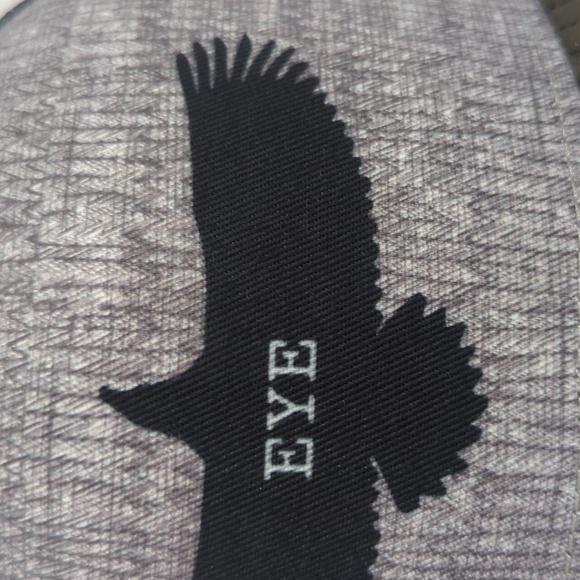 NWOT PrAna Journeyman Flat Brim Eagle Eye Trucker Hat, Color Slate/Green O/S - Picture 9 of 10